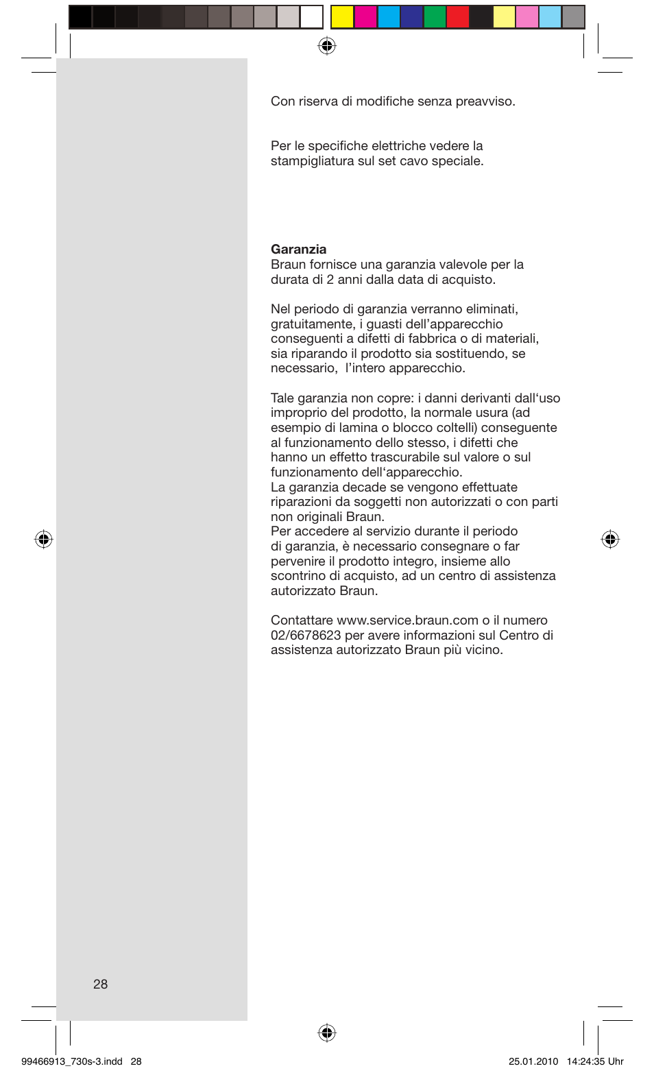 Braun 730s-3 Series 7 User Manual | Page 28 / 63