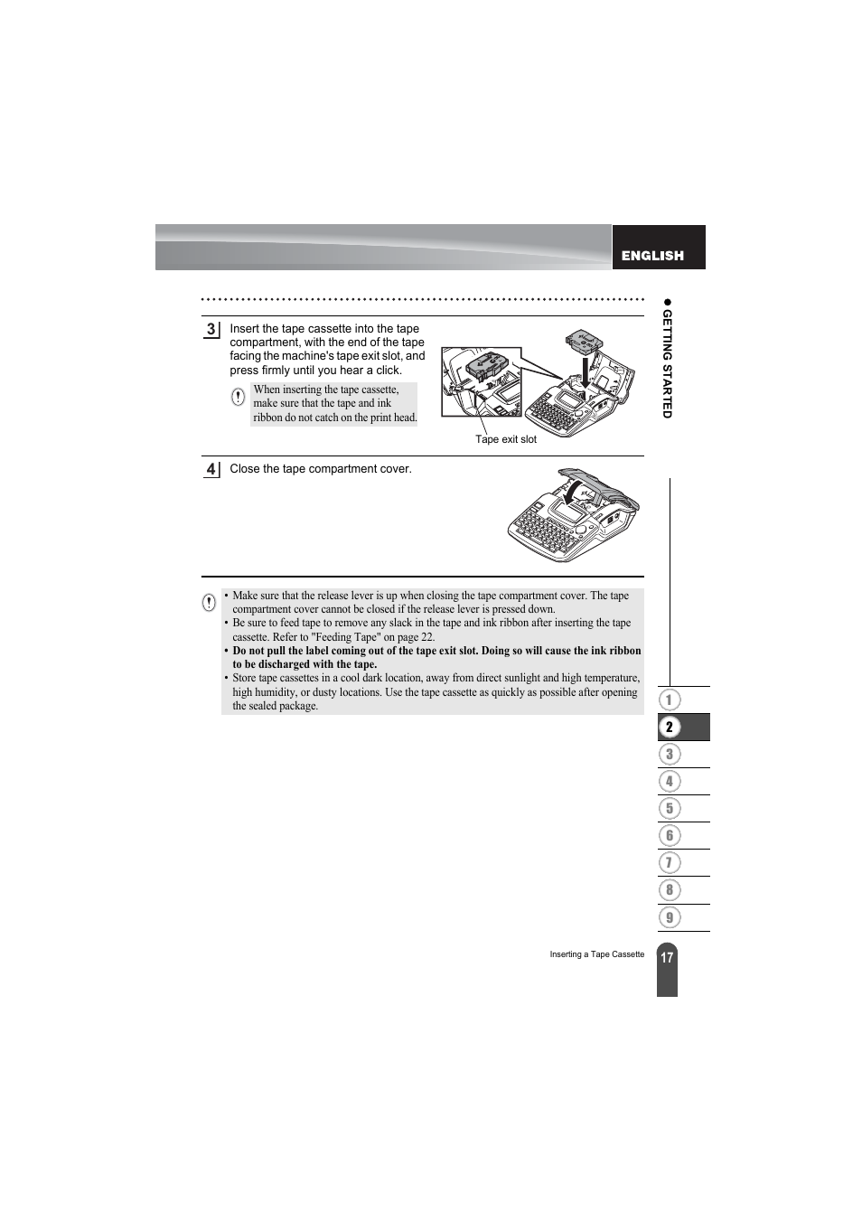 Brother PT-2100 User Manual | Page 19 / 79