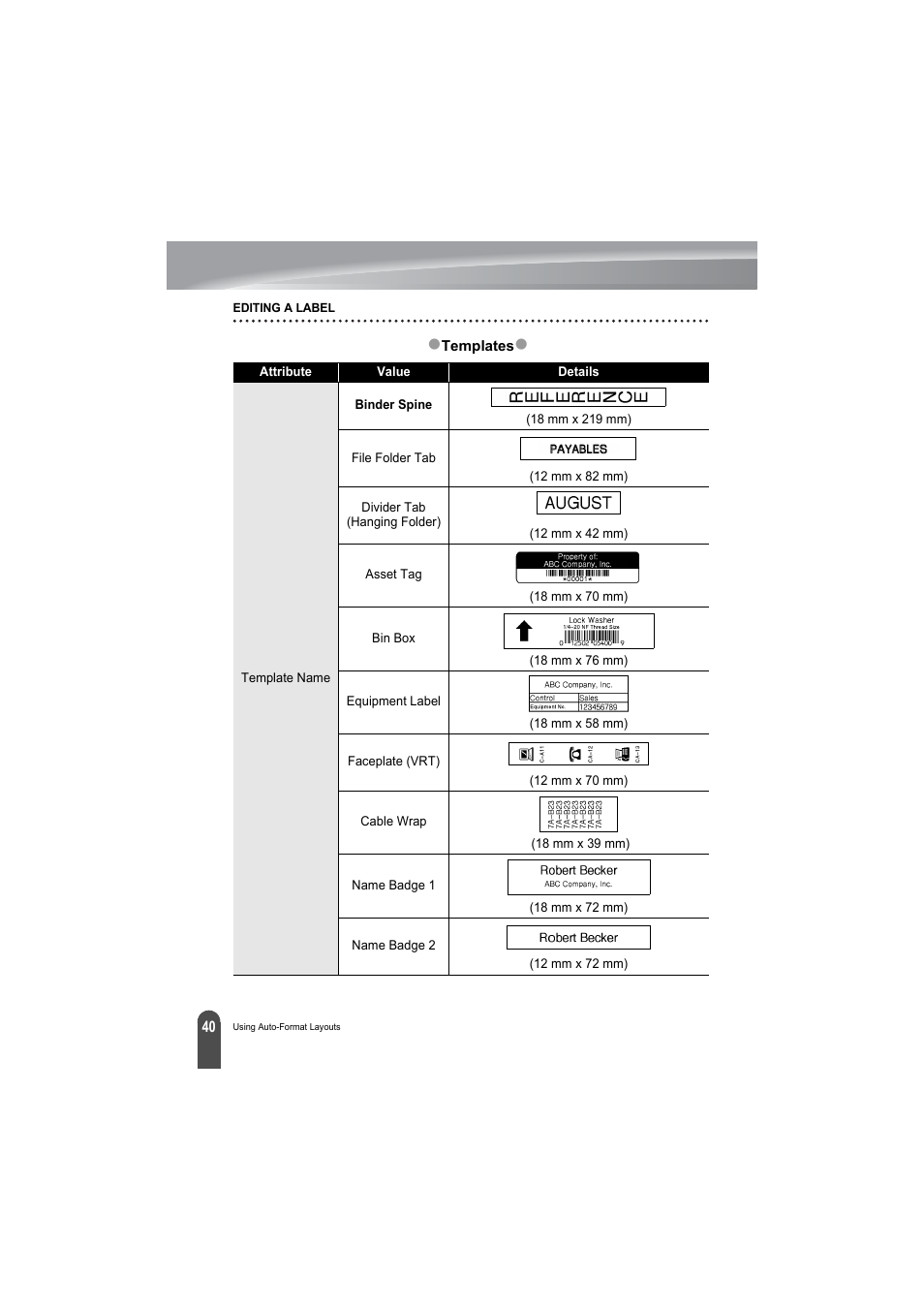 Brother PT-2100 User Manual | Page 42 / 79