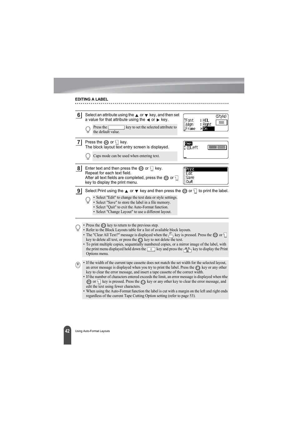 Brother PT-2100 User Manual | Page 44 / 79