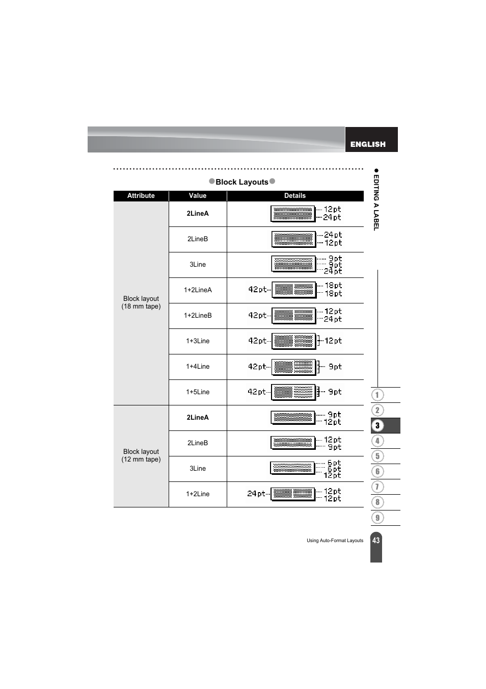 Brother PT-2100 User Manual | Page 45 / 79