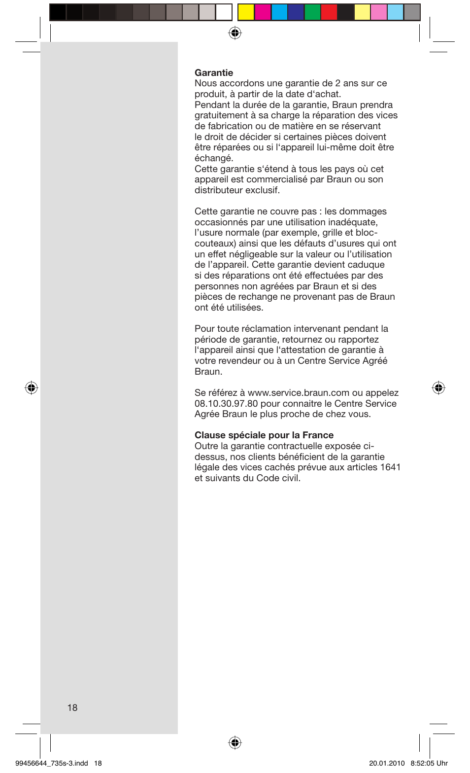 Braun 735s-3 Series 7 User Manual | Page 18 / 68