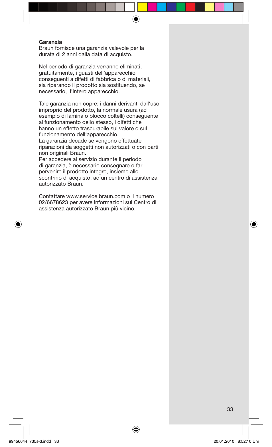 Braun 735s-3 Series 7 User Manual | Page 33 / 68