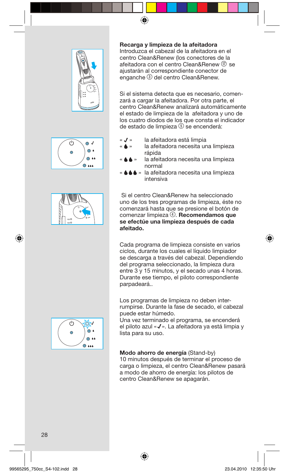 Braun 750cc-4 Series 7 User Manual | Page 28 / 101