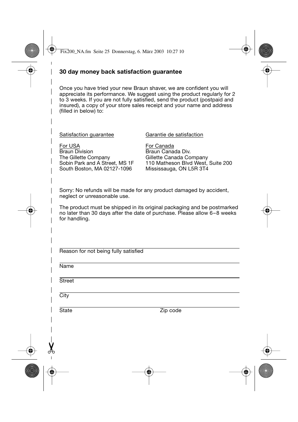 Braun 4615 TwinControl User Manual | Page 24 / 27