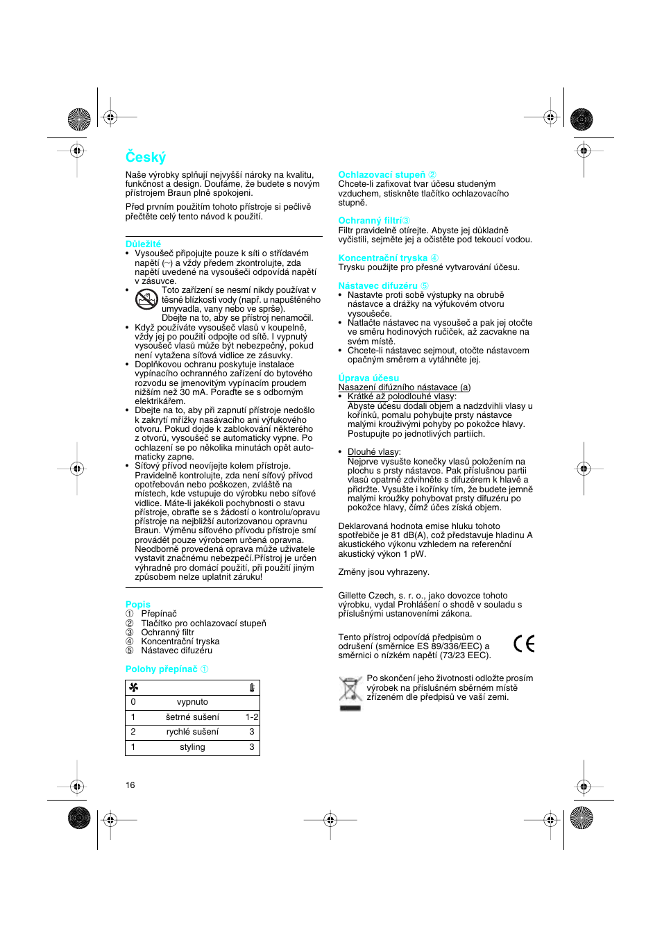 Âesk | Braun DF creation2 User Manual | Page 16 / 35