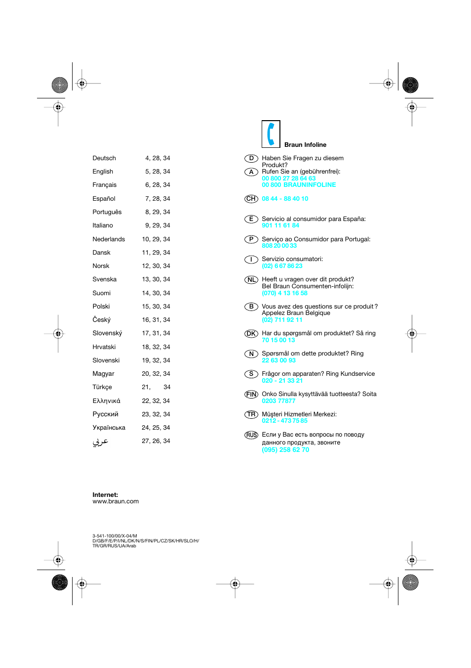 Braun DF creation2 User Manual | Page 2 / 35