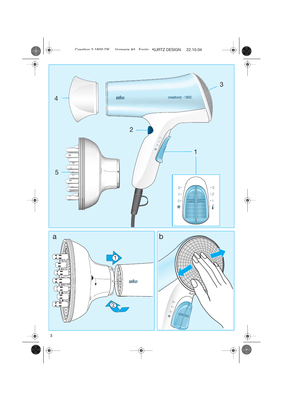 Braun DF creation2 User Manual | Page 3 / 35