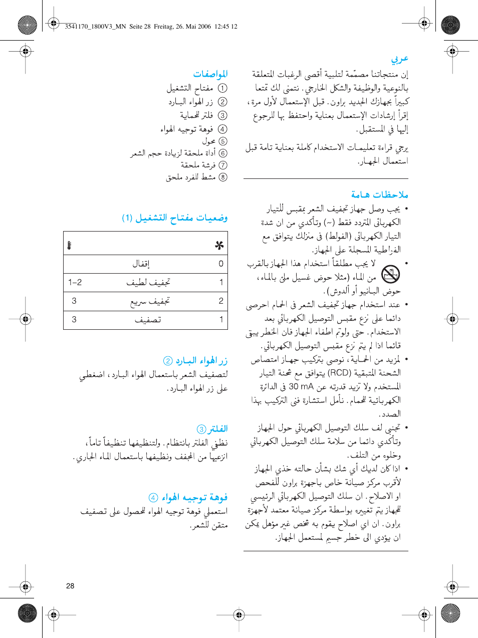 Braun V3 creation2 User Manual | Page 28 / 35