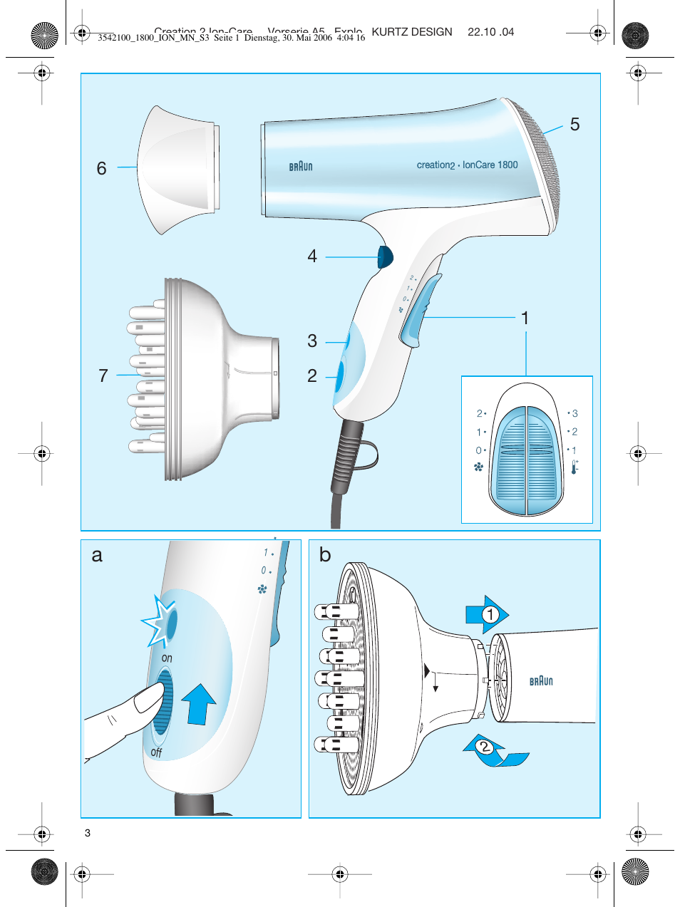 Braun CI1800 creation2 IonCare User Manual | Page 3 / 40