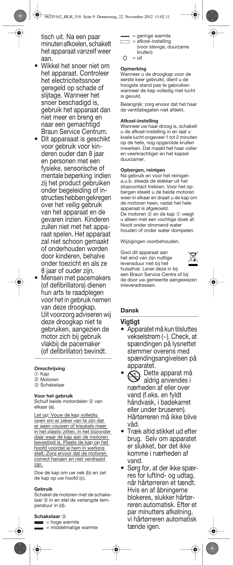 Braun HLH510 Satin Hair 5 User Manual | Page 10 / 20