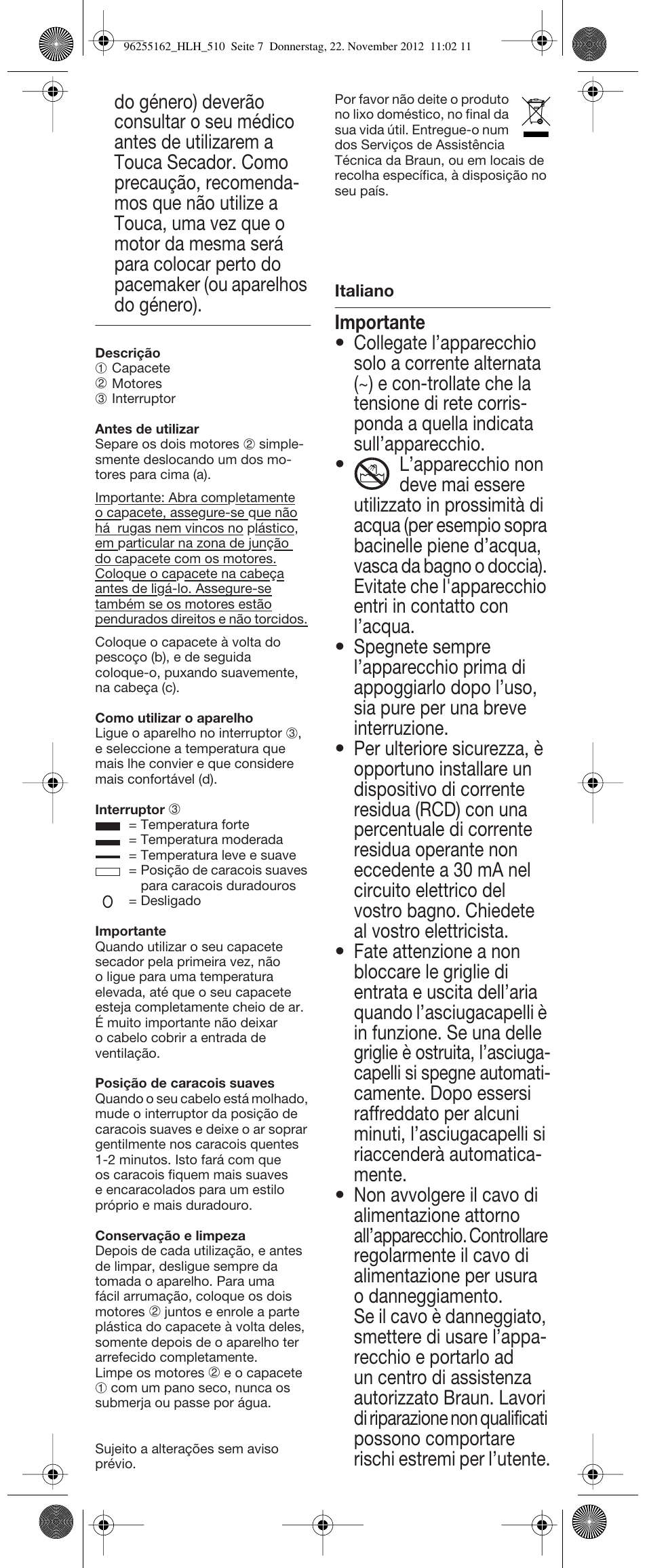 Braun HLH510 Satin Hair 5 User Manual | Page 8 / 20