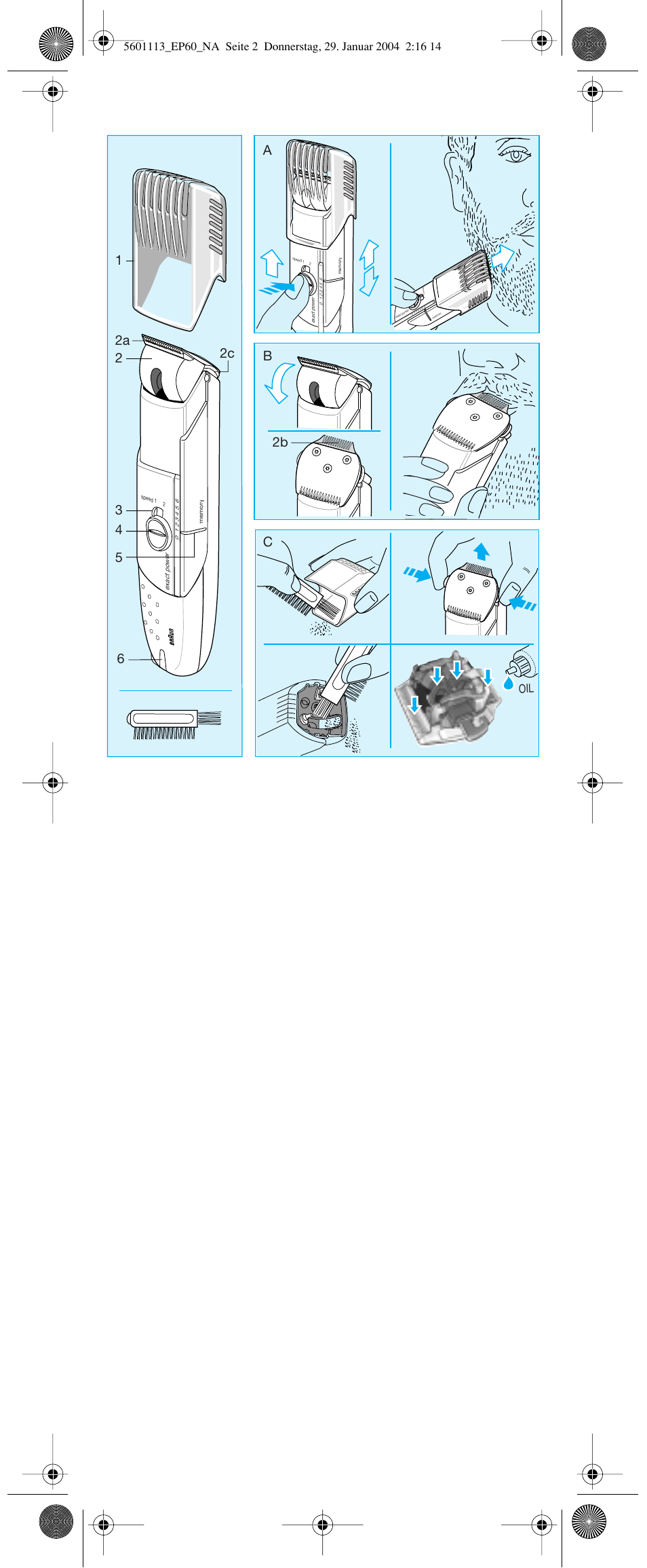 21 2a | Braun EP60 Exact Power User Manual | Page 2 / 10