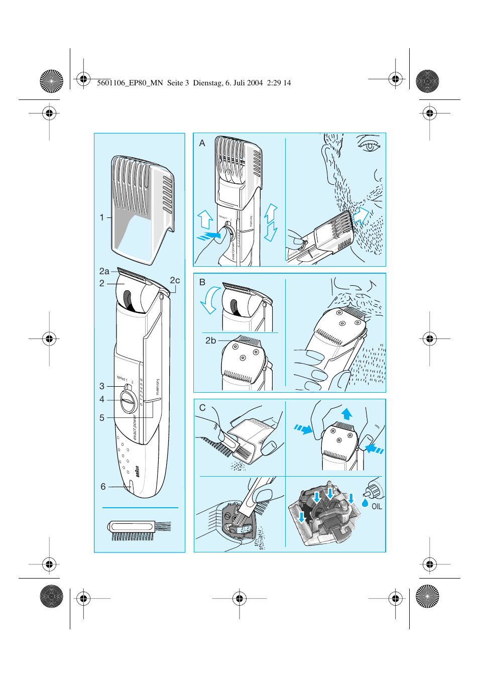 21 2a | Braun EP80 Exact Power User Manual | Page 3 / 48