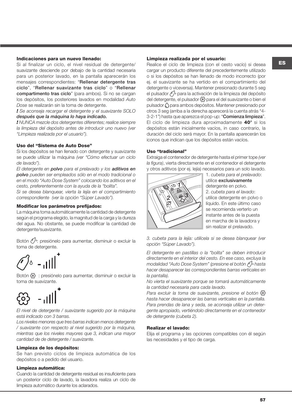 Hotpoint Ariston Aqualtis ADS93D 69 EU-A User Manual | Page 57 / 80