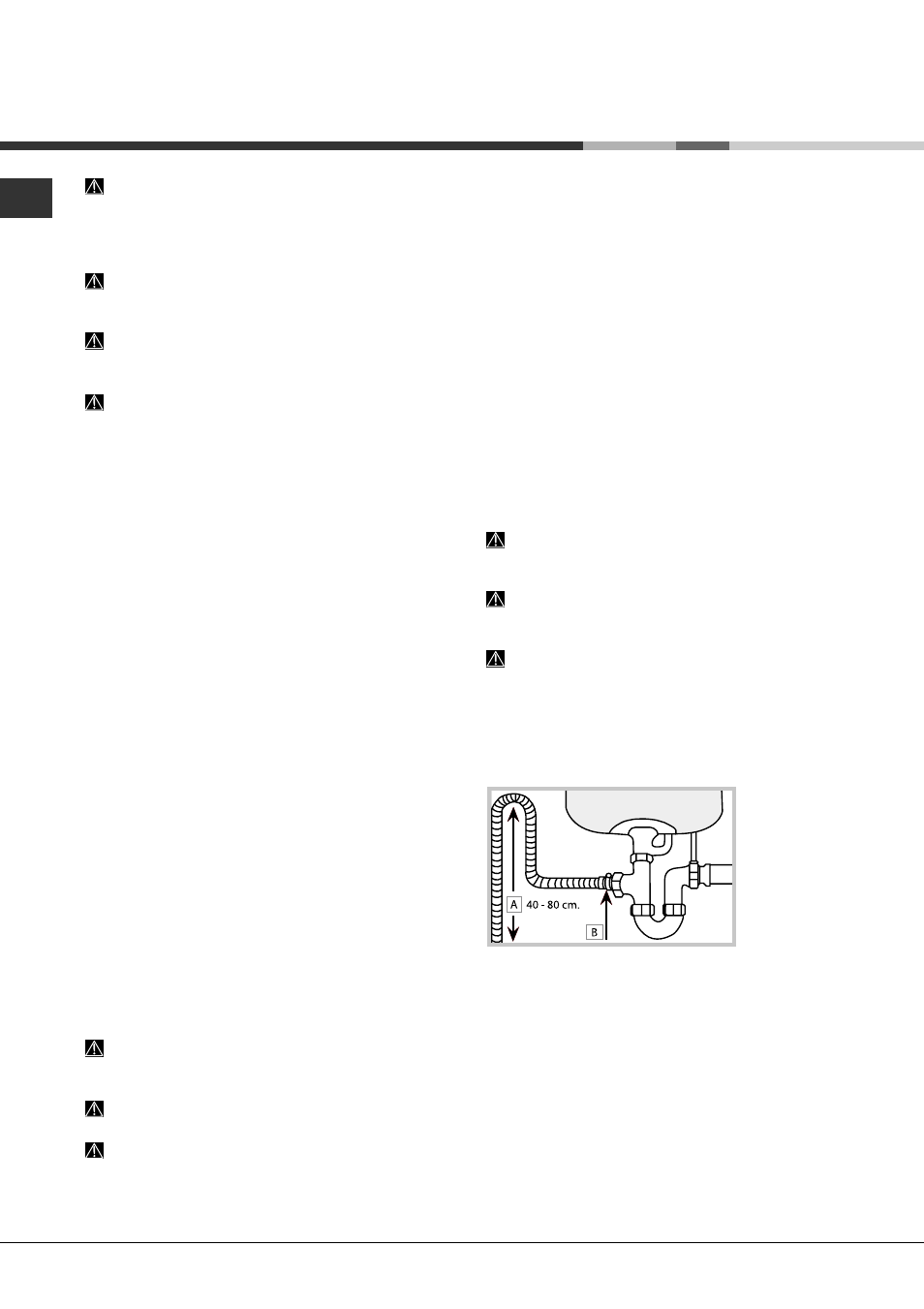 Installation, Positionierung und nivellierung, Wasser- und elektroanschlüsse | Hotpoint Ariston LFFA+ 8M14 User Manual | Page 26 / 84