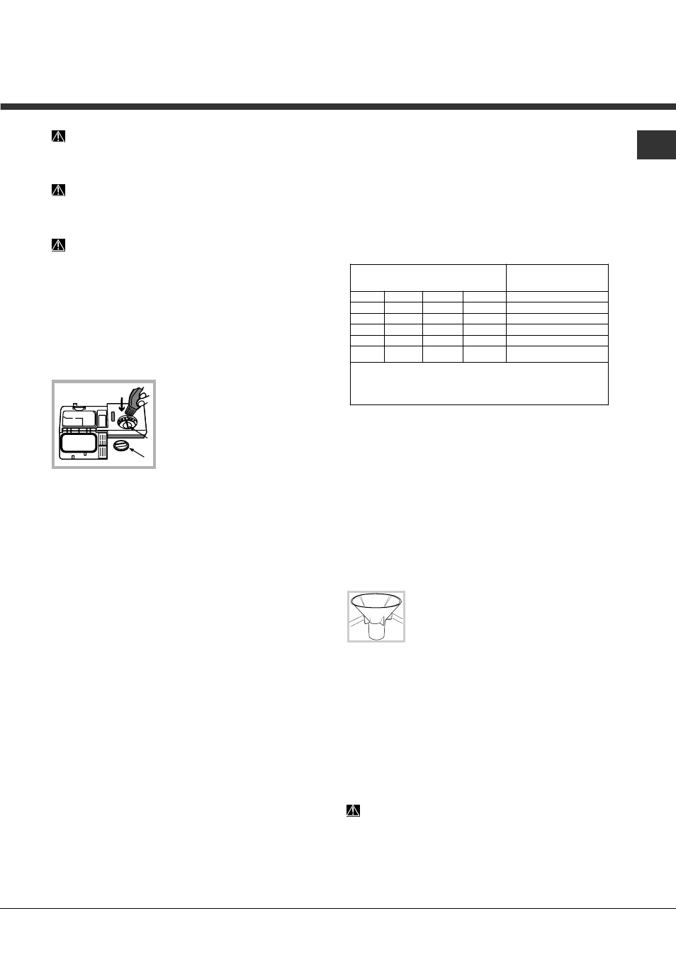 Abrillantador y sal regeneradora, Cargar el abrillantador, Cargar la sal regeneradora | Hotpoint Ariston LFFA+ 8M14 User Manual | Page 57 / 84
