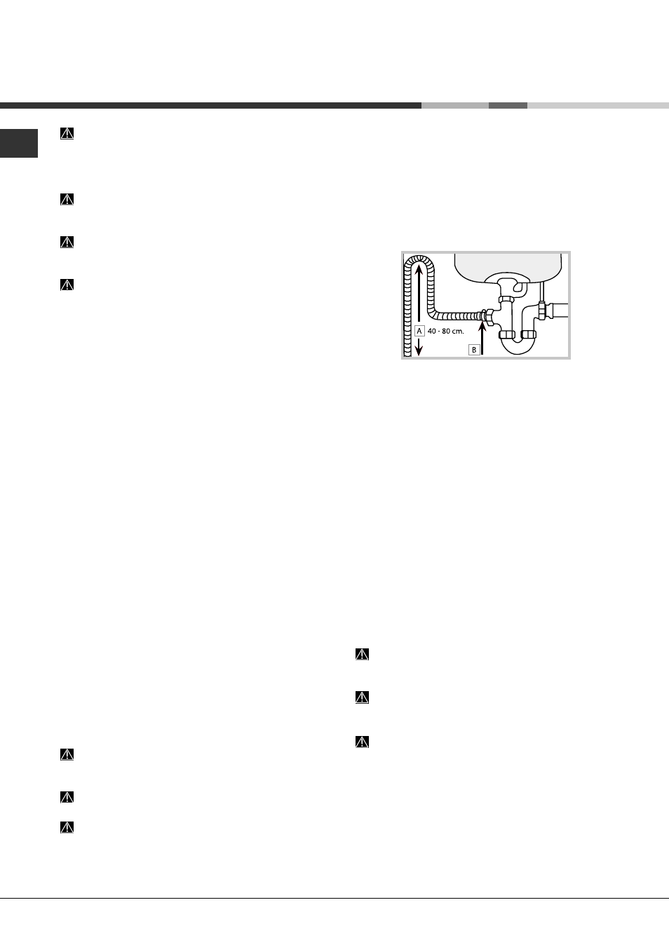 Installation, Positionierung und nivellierung, Wasser- und elektroanschlüsse | Hotpoint Ariston LDFA+ 12H14 User Manual | Page 26 / 84