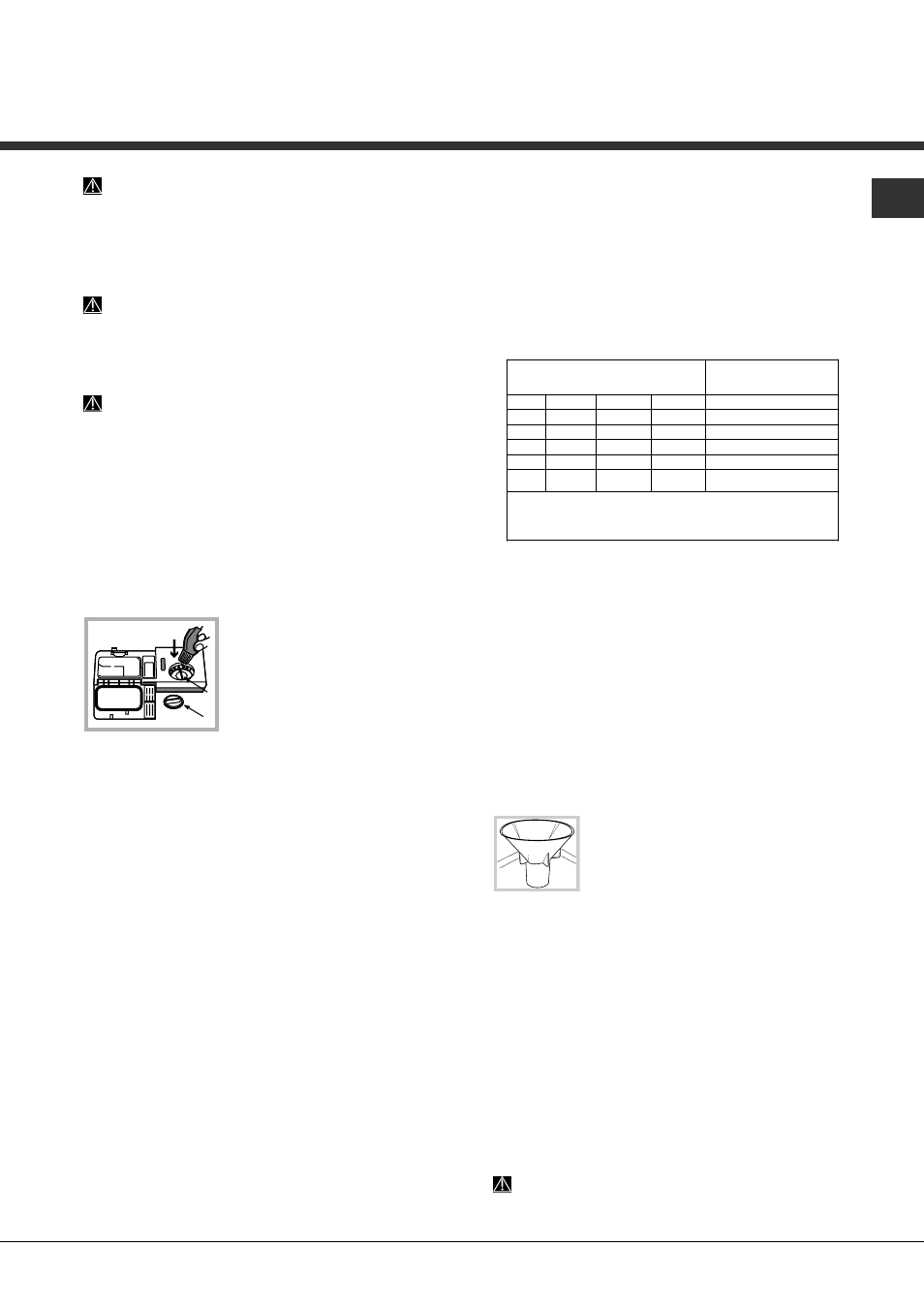 Klarspüler und regeneriersalz, Einfüllen des klarspülers, Einfüllen des regeneriersalzes | Hotpoint Ariston LDFA+ 12H14 User Manual | Page 33 / 84