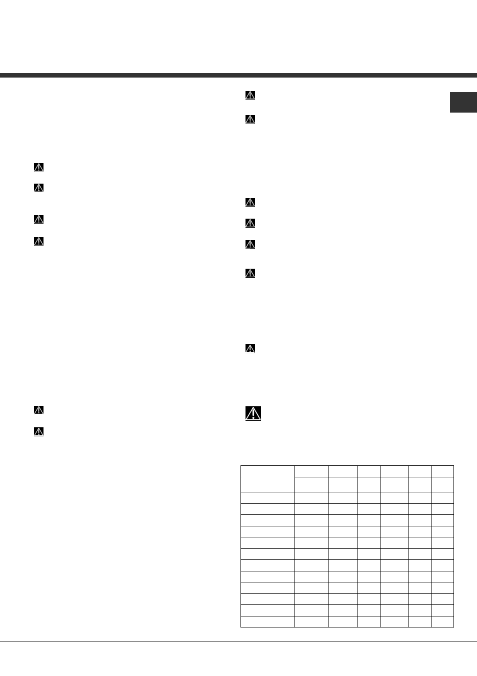 Hotpoint Ariston LDFA+ 12H14 User Manual | Page 43 / 84