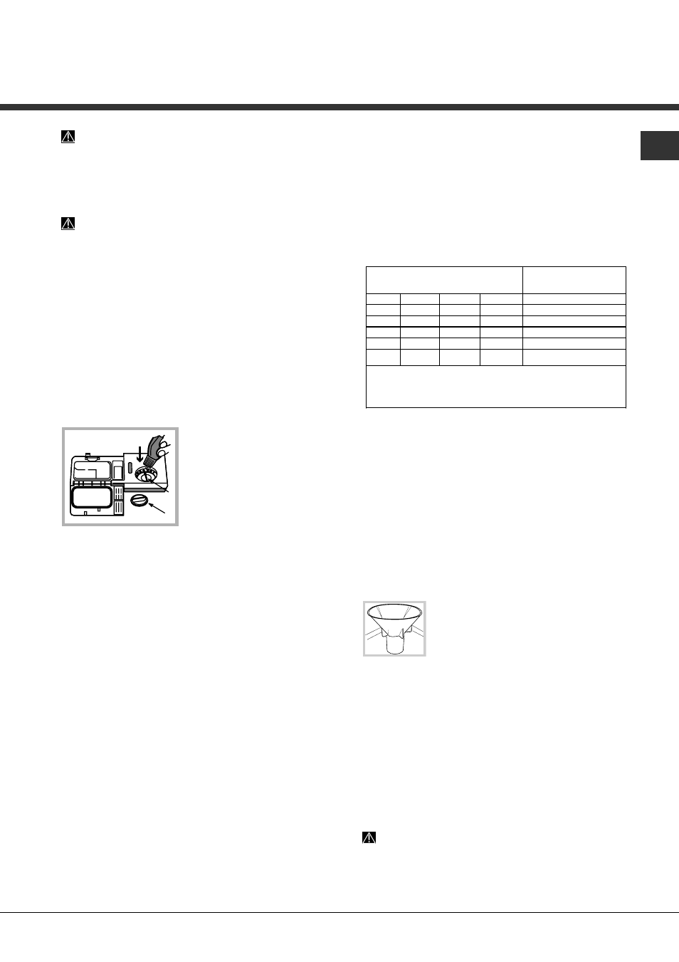 Abrillantador y sal regeneradora, Cargar el abrillantador, Cargar la sal regeneradora | Hotpoint Ariston LDFA+ 12H14 User Manual | Page 57 / 84