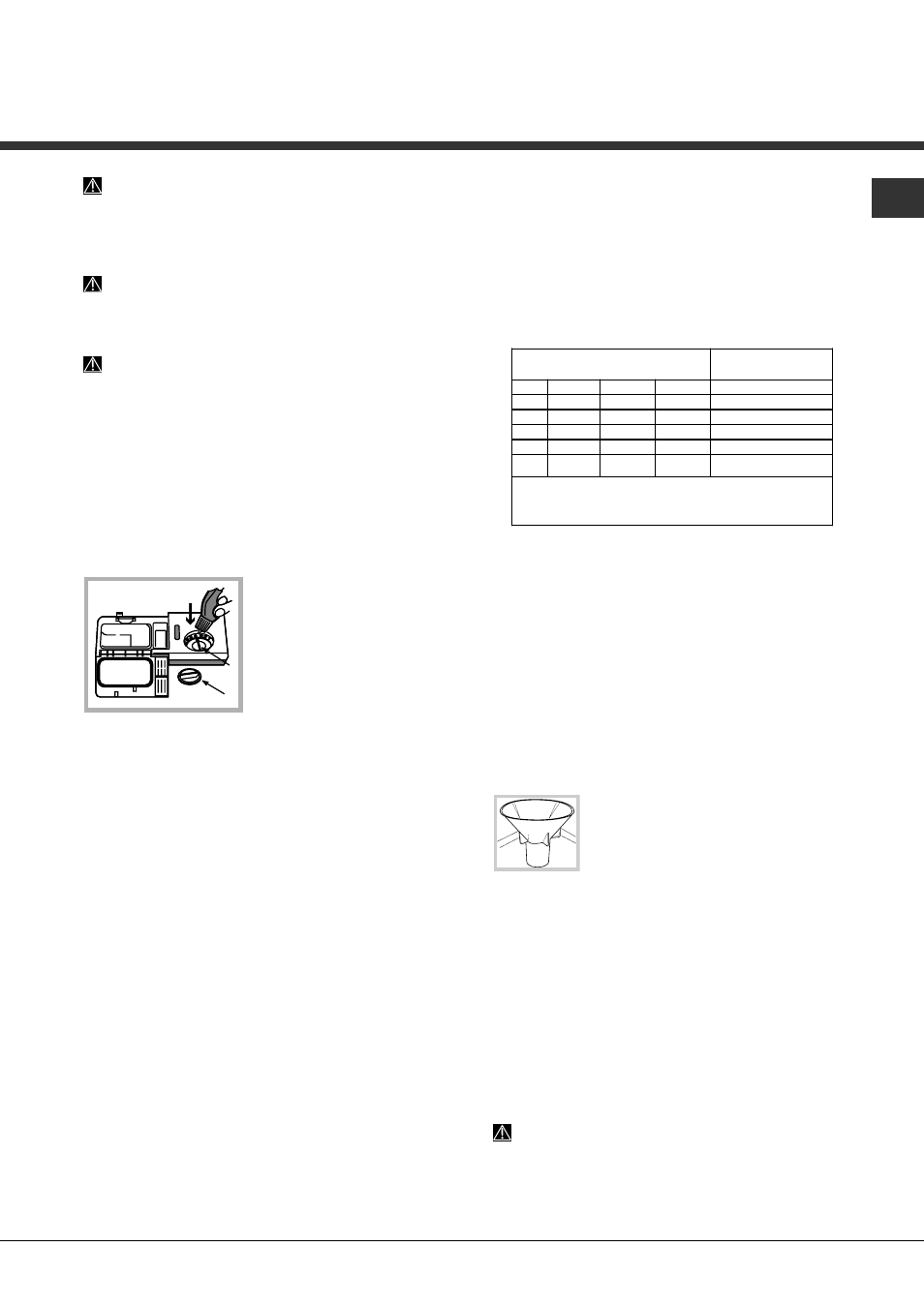 Abrilhantador e sal regenerante, Carregar o abrilhantador, Carregar o sal regenerante | Hotpoint Ariston LDFA+ 12H14 User Manual | Page 69 / 84