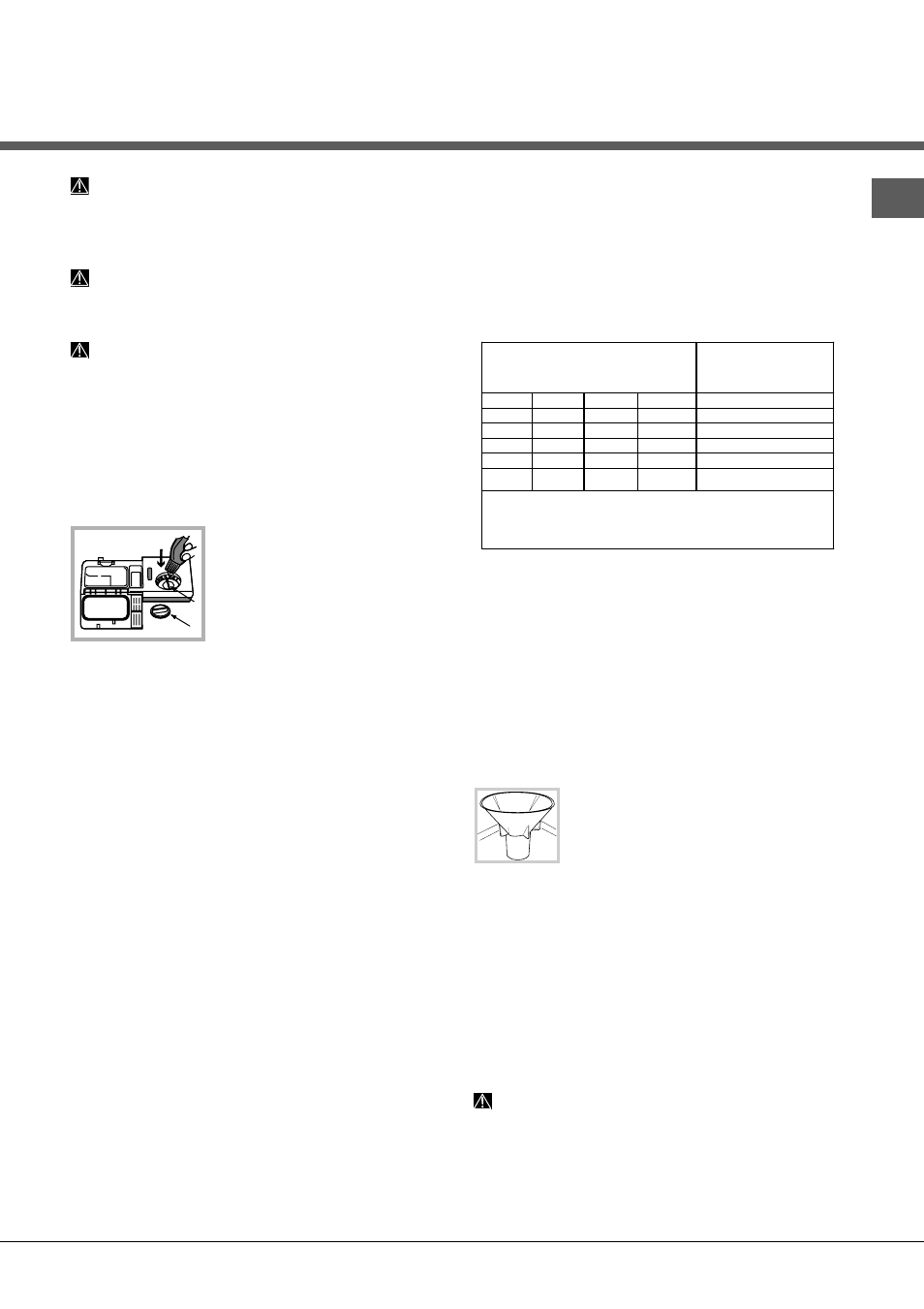 Produit de rinçage et sel régénérant, Charger le produit de rinçage, Charger le sel régénérant | Hotpoint Ariston LFFA+ 8H141 EU User Manual | Page 21 / 84