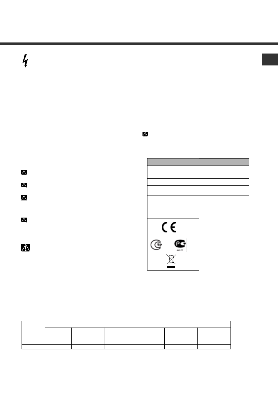 Hinweise zur ersten inbetriebnahme | Hotpoint Ariston LFFA+ 8H141 EU User Manual | Page 27 / 84