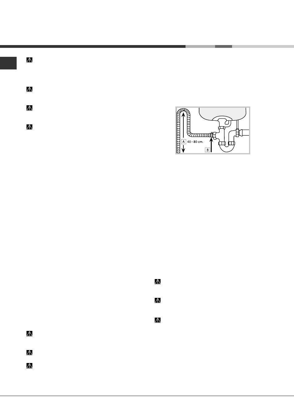 Installation, Positionierung und nivellierung, Wasser- und elektroanschlüsse | Hotpoint Ariston LFFA+ 8H141 X EU User Manual | Page 26 / 84
