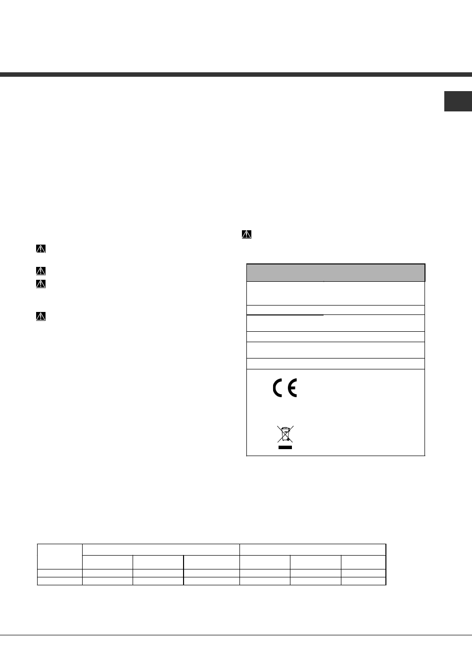Aanwijzingen voor de eerste afwascyclus | Hotpoint Ariston LFFA+ 8H141 X EU User Manual | Page 39 / 84