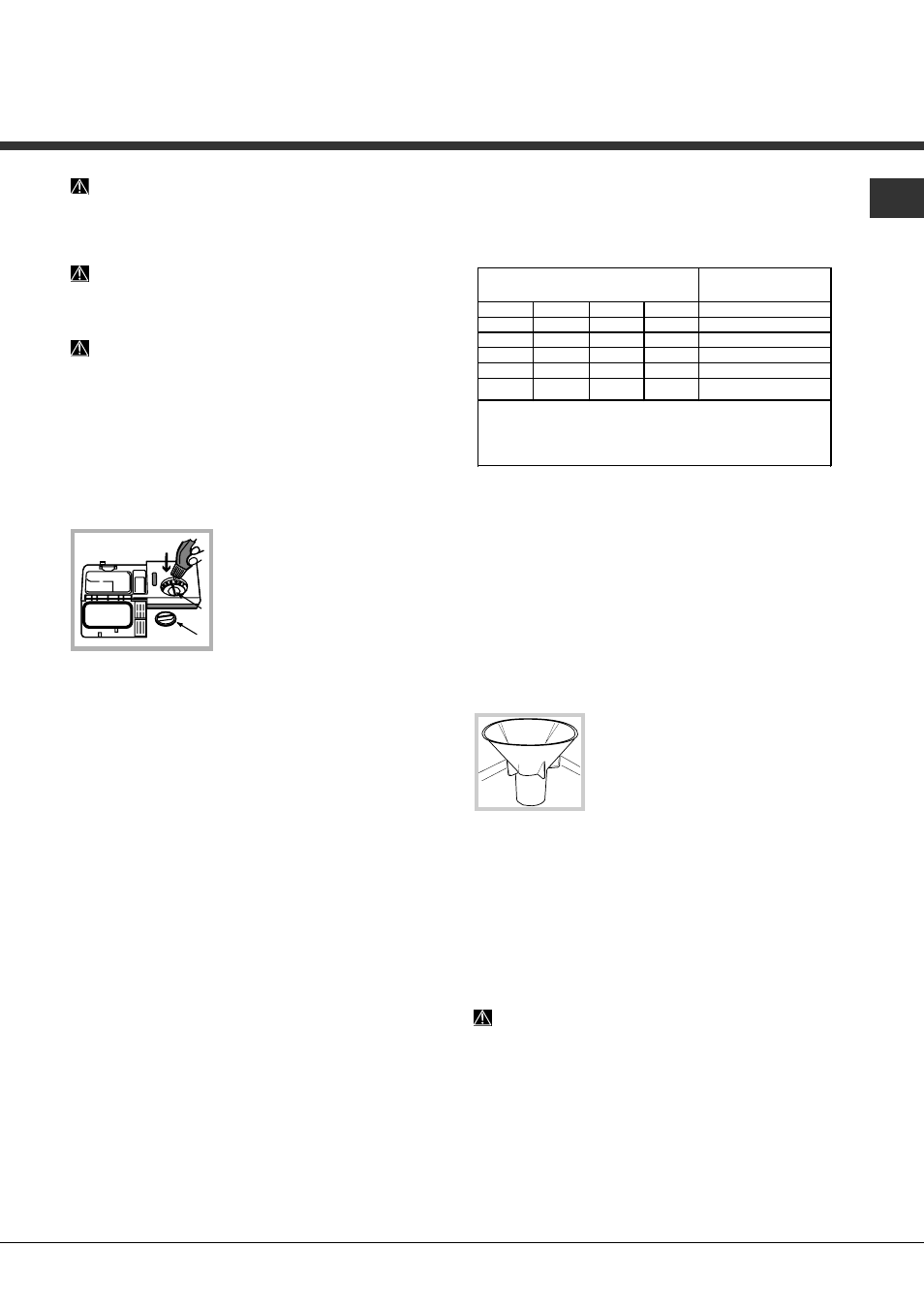 Glansmiddel en onthardingszout, Het glansmiddel toevoegen, Het onthardingszout toevoegen | Hotpoint Ariston LFFA+ 8H141 X EU User Manual | Page 45 / 84