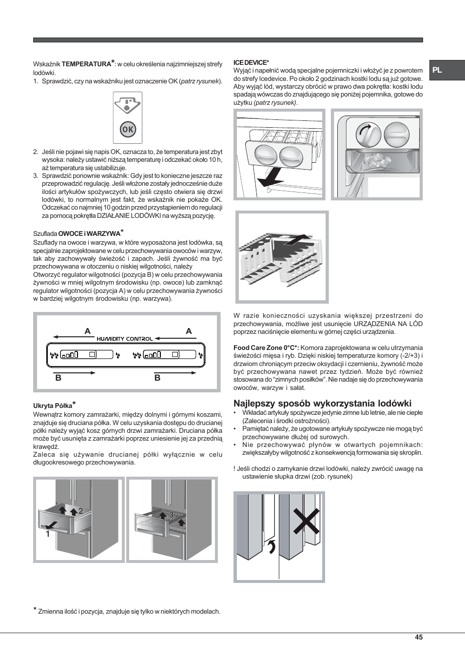 Hotpoint Ariston Combinado E4DY AA X C User Manual | Page 45 / 52
