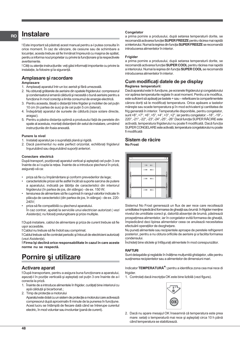 Hotpoint Ariston Combinado E4DY AA X C User Manual | Page 48 / 52