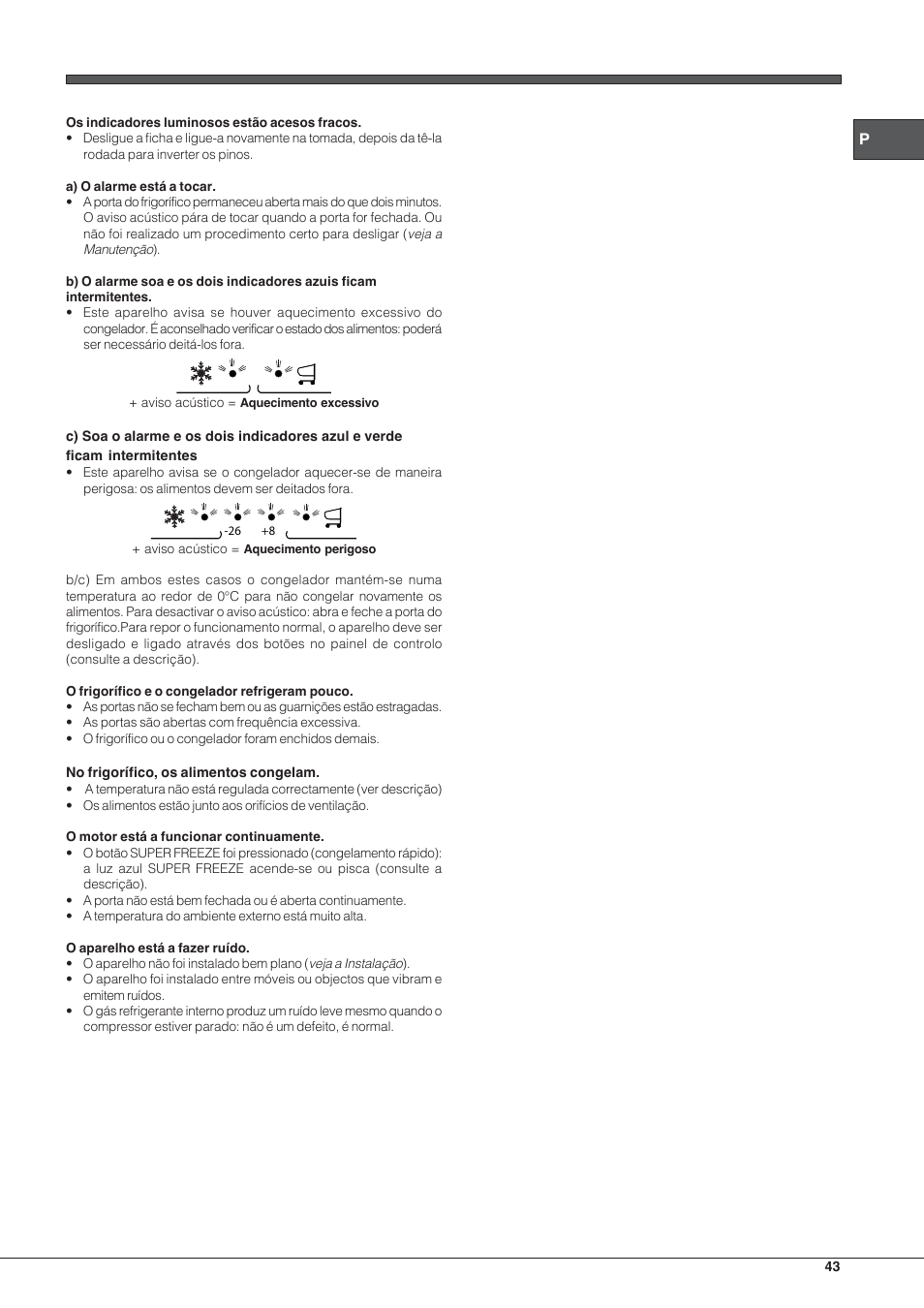 Hotpoint Ariston E3D AA X User Manual | Page 43 / 52