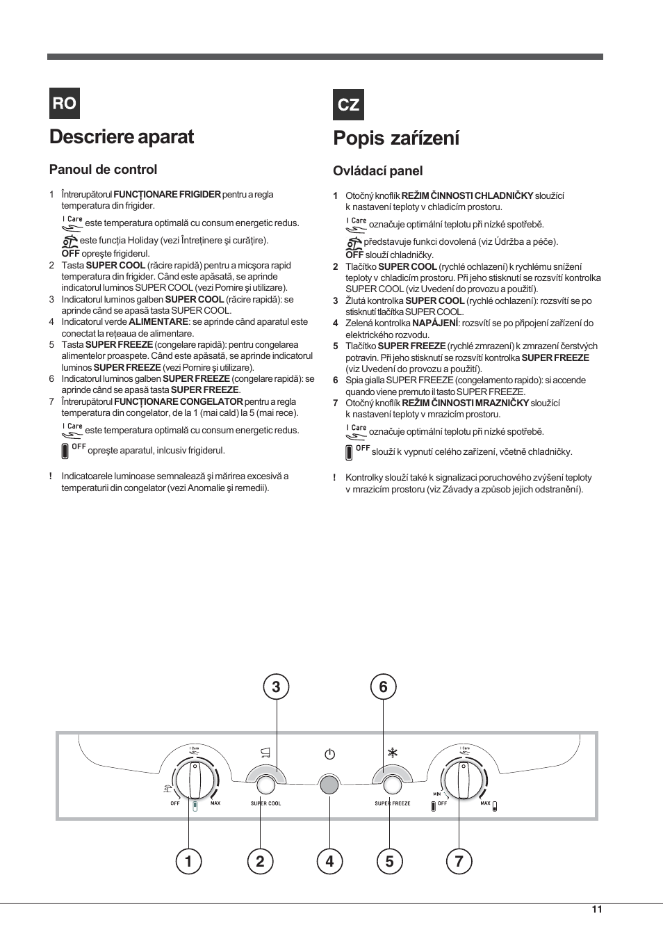 Hotpoint Ariston Combinado EBL 20311 V User Manual | Page 11 / 64