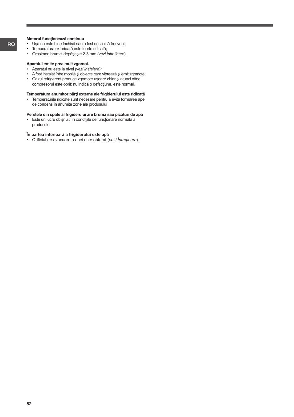 Hotpoint Ariston Combinado EBMH 18211 V O3 User Manual | Page 52 / 64