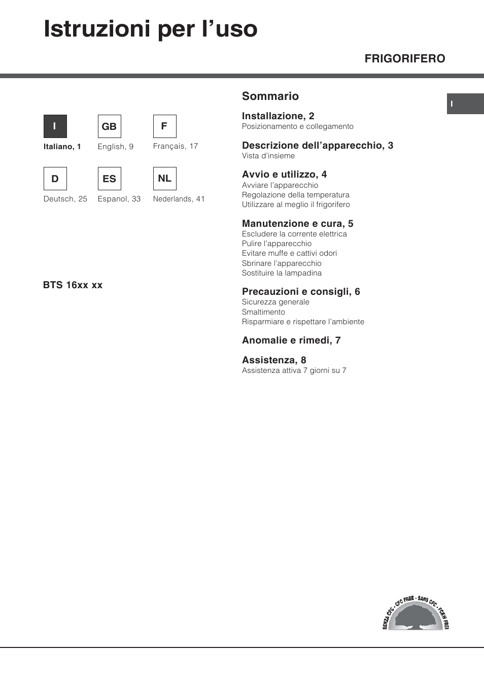 Hotpoint Ariston Bajo encimera BTS 1622-HA User Manual | 48 pages