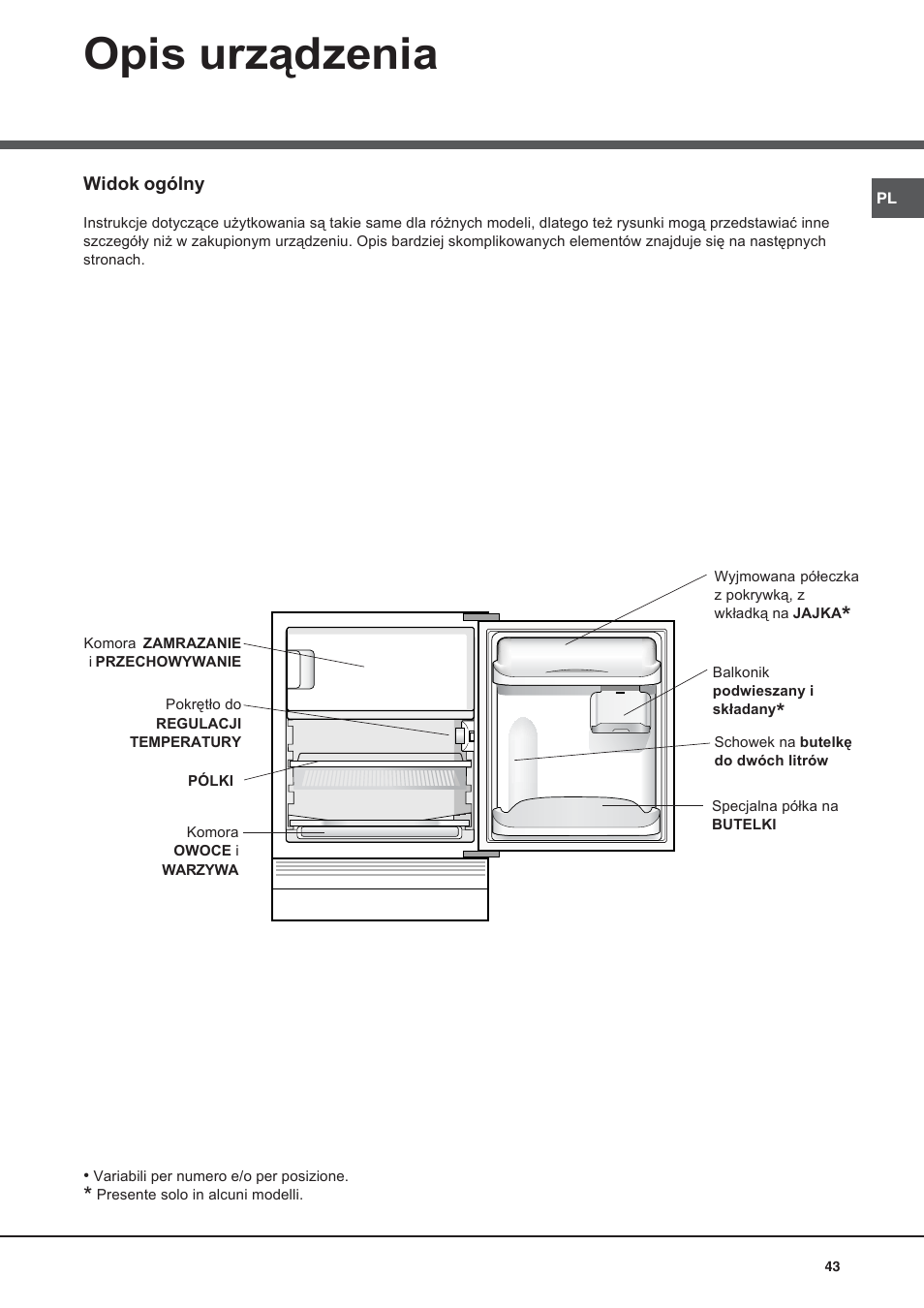 Hotpoint Ariston Bajo encimera BTSZ 1632-HA User Manual | Page 43 / 72