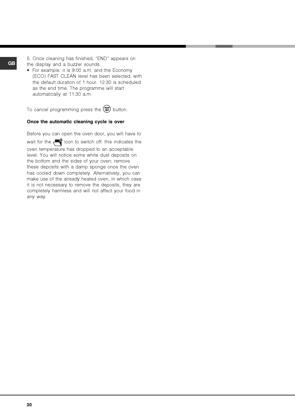 Hotpoint Ariston FK 892EJ P.20 X-HA User Manual | Page 30 / 80