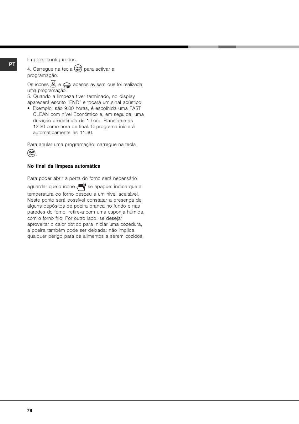 Hotpoint Ariston FK 892EJ P.20 X-HA User Manual | Page 78 / 80