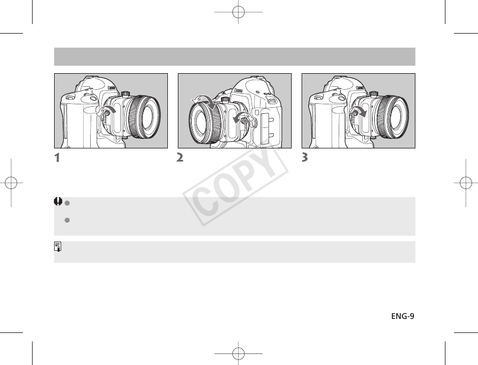 Cop y | Canon TS-E 45mm f2.8 User Manual | Page 10 / 19