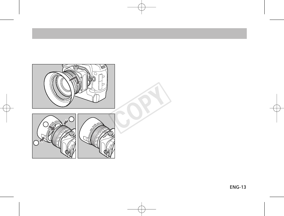 Cop y, Hoods | Canon TS-E 45mm f2.8 User Manual | Page 14 / 19