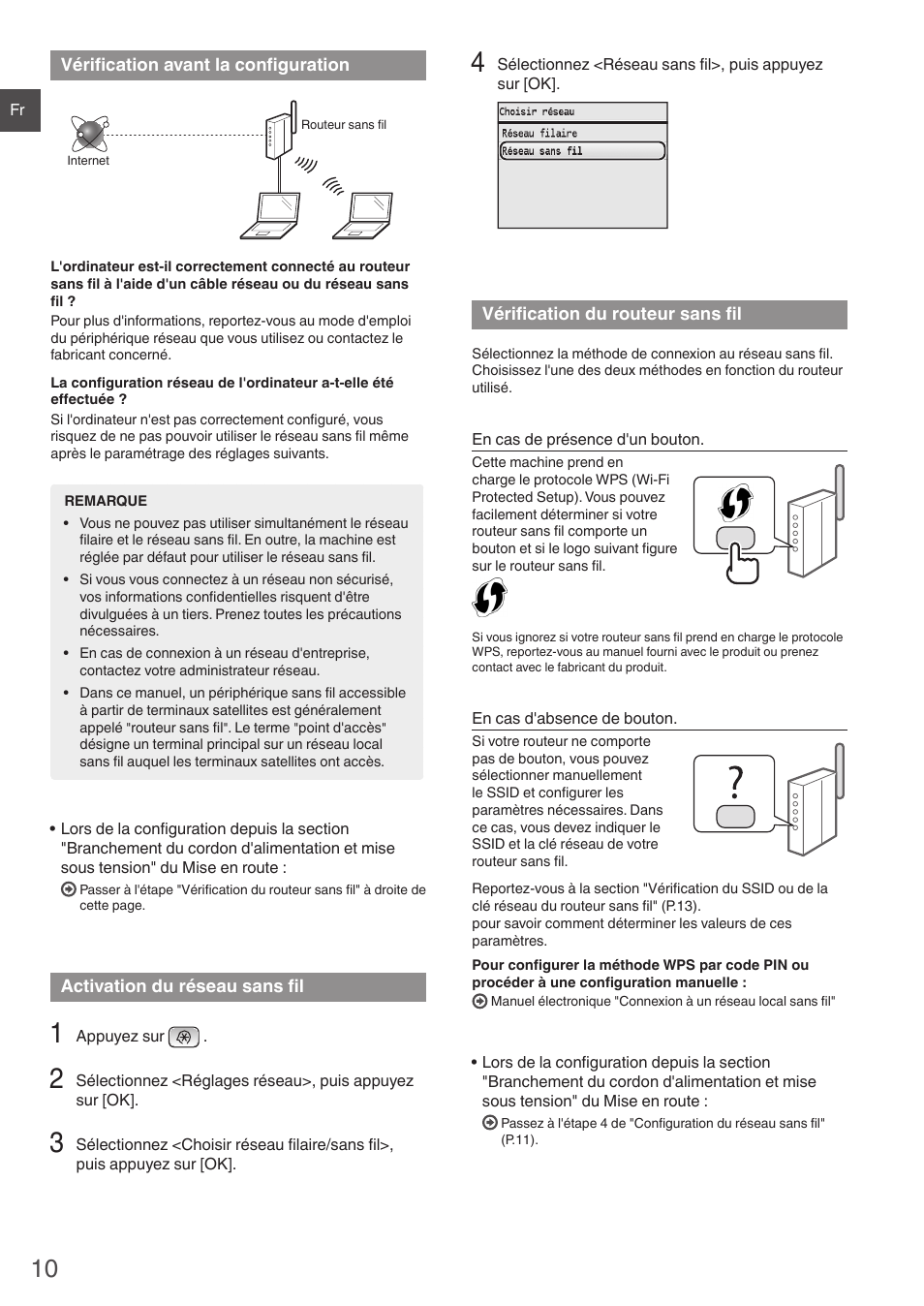 Vérification avant | Canon i-SENSYS MF8550Cdn User Manual | Page 10 / 120