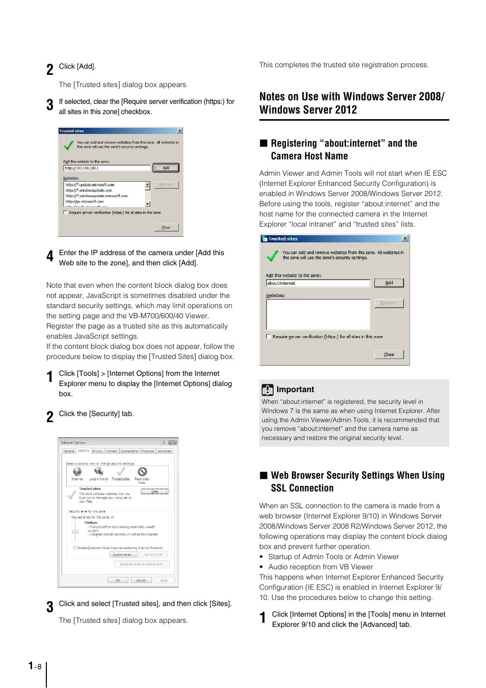 Canon VB-M600VE User Manual | Page 20 / 159