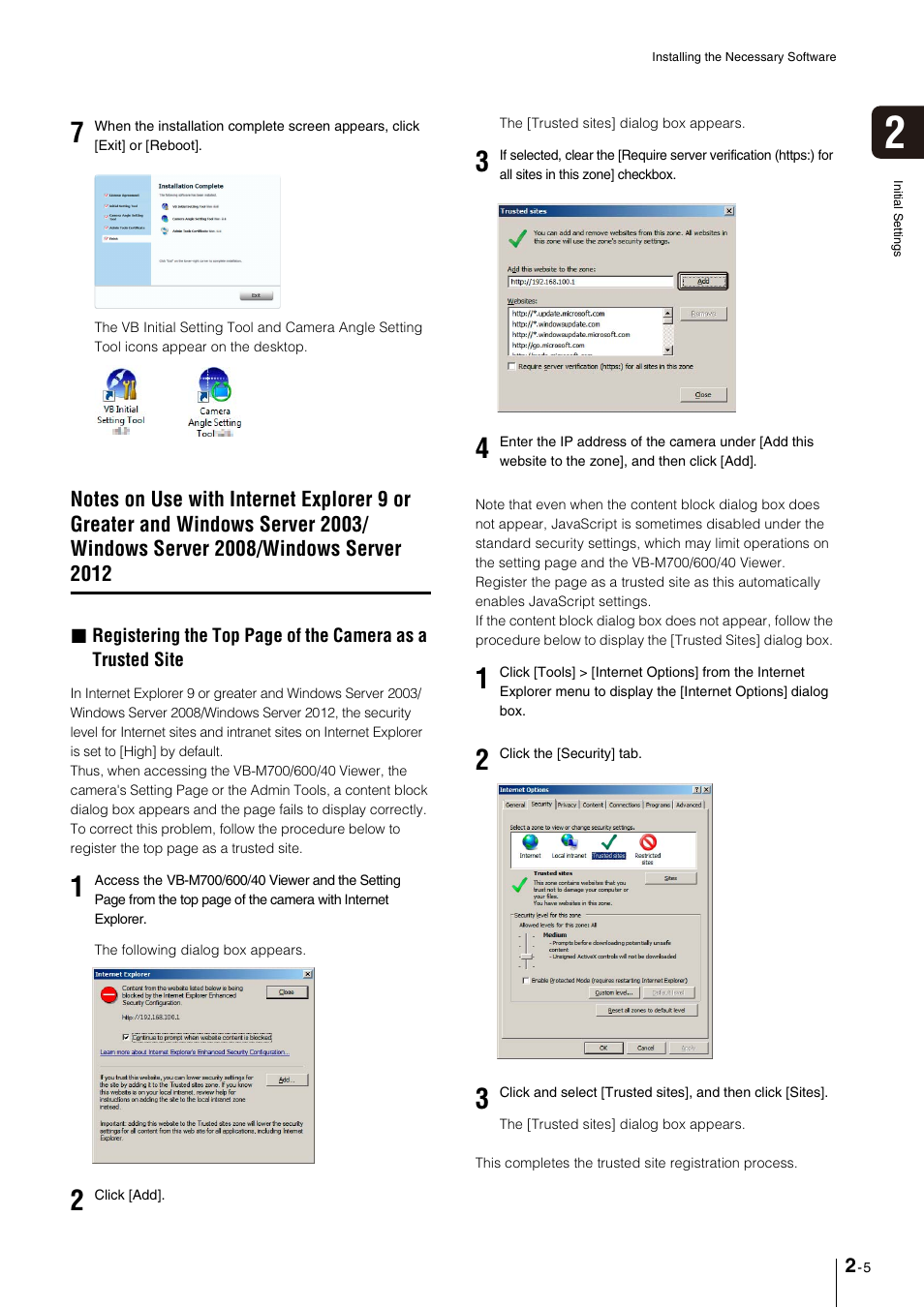 Windows server 2008/windows server 2012 -5 | Canon VB-M600VE User Manual | Page 27 / 159