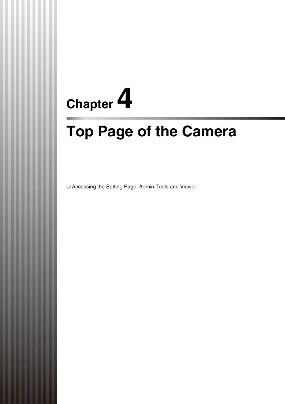 Chapter 4 | Canon VB-M600VE User Manual | Page 43 / 159