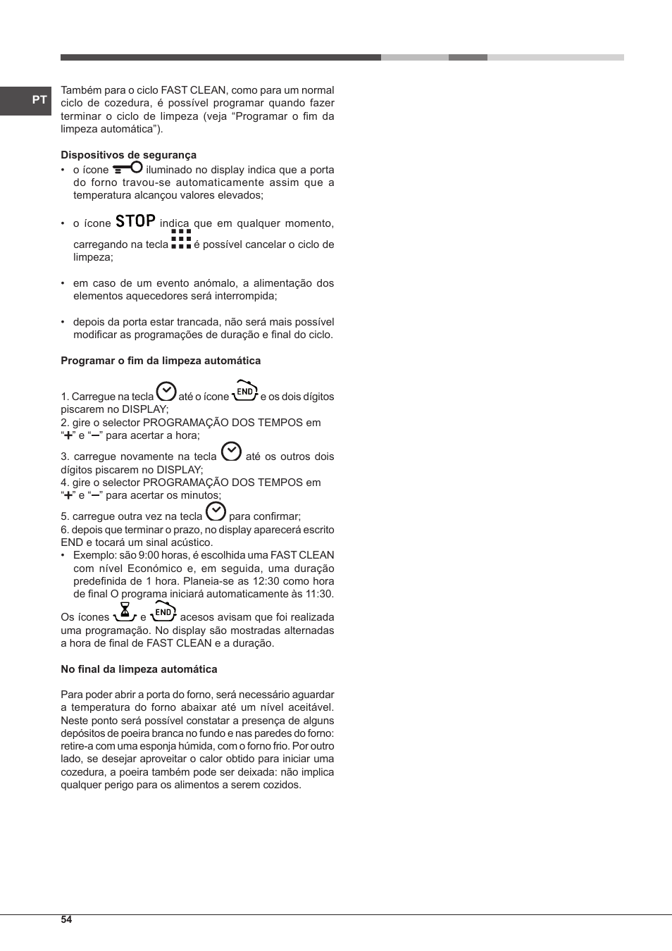 Hotpoint Ariston Style FH 89 P IX-HA S User Manual | Page 54 / 56