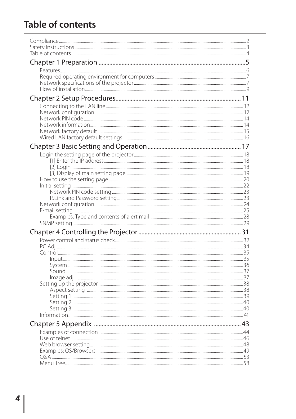 Canon LV-7392A User Manual | Page 4 / 60