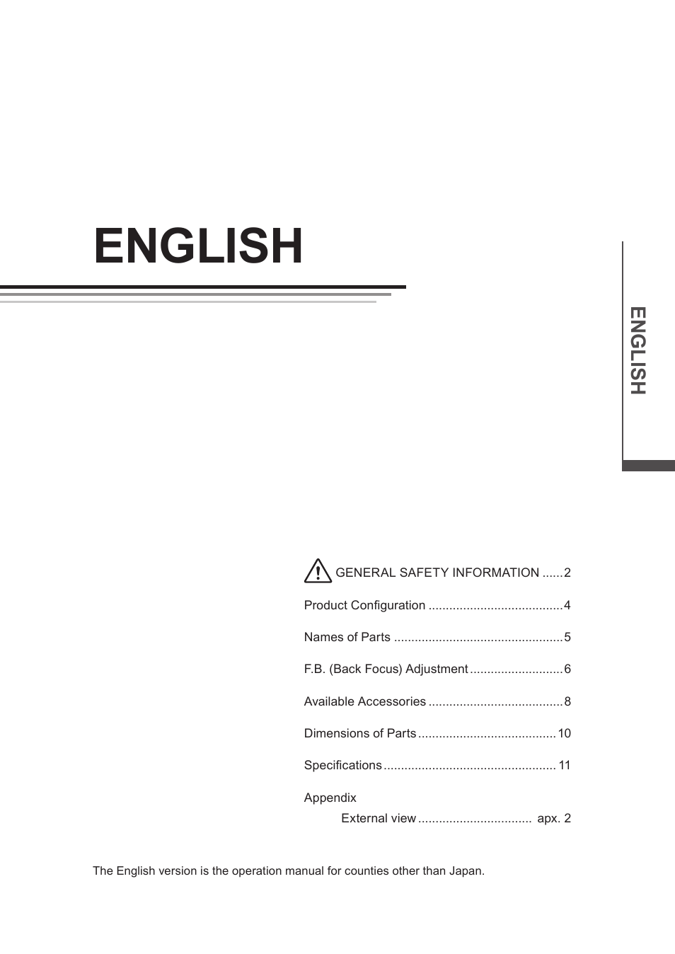 English, En g lis h | Canon CN-E30-300mm T2.95-3.7 L SP User Manual | Page 14 / 41