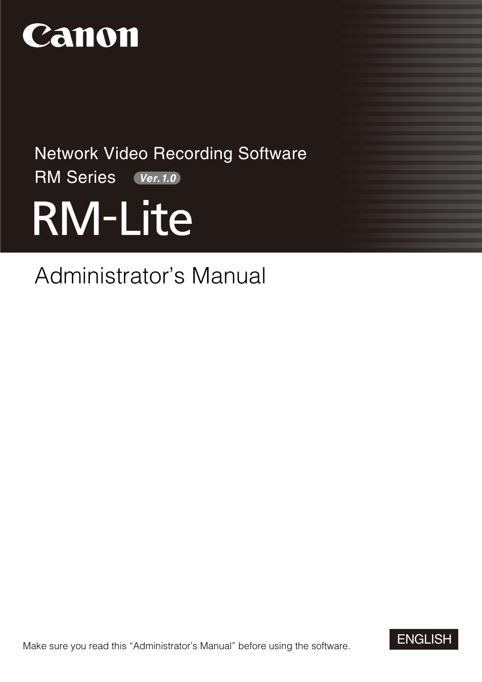 Canon VB-M600D User Manual | 104 pages